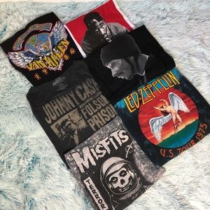 Reseller Box concert tees/rock/rap/punk assorted
